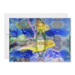 Nature Reflections I - Gold & Blue Birds