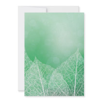 nature theme design invitation