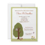Nature Woodland Earthy Baby Shower Invitation