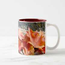 Nature's 10! Fall Tree Leaves Coffee Cup Designer Mugs