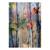 Natures Path Cardinal Art Card Business Card Template