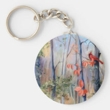 Natures Path Cardinal Keychain