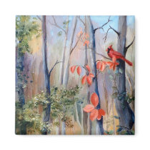 Natures Path Cardinal Magnet