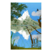 Natures Reflections Personalized Stationery