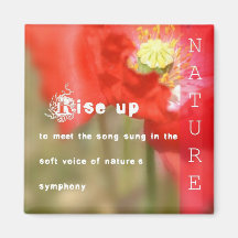 Nature's Symphony Poetry Magnet