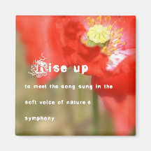 Nature's Symphony Poetry Magnet