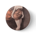 Naught Vintage Lady Button