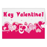 Naughty Bubble Bath Valentine Greeting Card