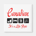 Naughty Canadian Refrigerator Magnets
