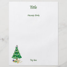 Naughty Christmas Tree Kitty Cat Custom Flyer