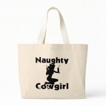 Naughty Cowgirl Tote Bag