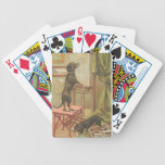 Naughty Dachshunds Dog Playing Cards