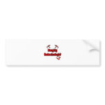 Naughty Endocrinologist Bumper Sticker