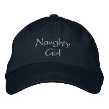Naughty Girl Embroidered Cap / Hat Embroidered Baseball Caps