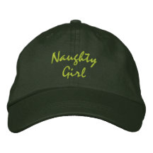 Naughty Girl Embroidered Baseball Cap