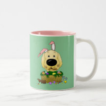 Naughty Golden Happy Easter Mugs