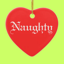 Naughty Heart Ornament ornaments
