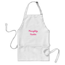 "Naughty Hottie" apron
