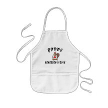 Naughty I Love Canadian Beaver Apron