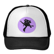 Naughty Kitty Mesh Hats