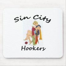 naughty knitter, crochet and knitting logo blac... mousepads