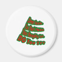 Naughty List Fridge Magnets