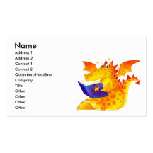 Naughty Little Dragon Business Cards