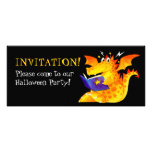 Naughty Little Dragon Personalized Invitations