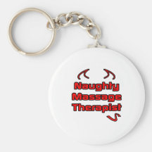 Naughty Massage Therapist Key Chain