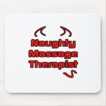 Naughty Massage Therapist Mousepads