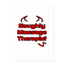 Naughty Massage Therapist Post Cards