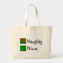 Naughty Not Nice Christmas Bags