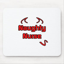 Naughty Nurse Mouse Pad