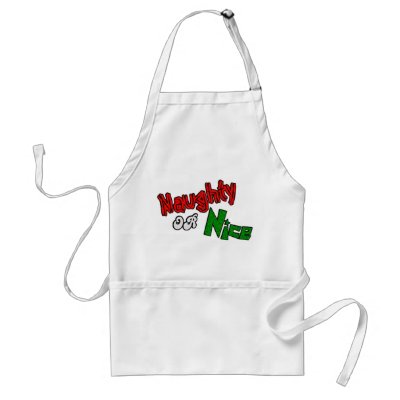 Naughty Or Nice? Apron by CreatureCreations