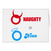 Naughty or Nice? Card
