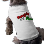 Naughty Or Nice? Dog Shirt pet clothing