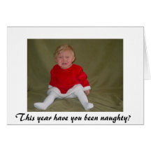 Naughty or Nice? Greeting Card