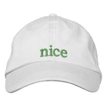 Naughty or Nice Hat (Nice) Embroidered Baseball Caps