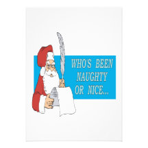 Naughty Or Nice Personalized Announcements