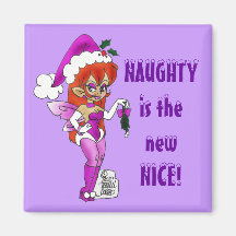 Naughty Sugarplum Fairy Magnet