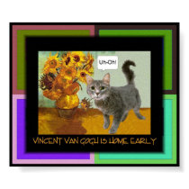 Naughty Van Gogh Cat 3 posters