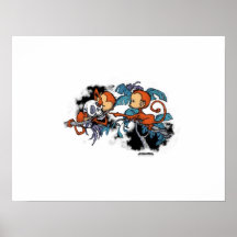 Naughtymonks, Skullpoke Posters