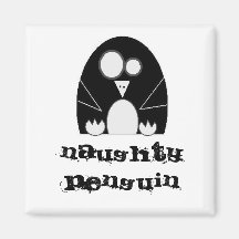 NAUGHTYPENGUIN, Naughty Penguin Refrigerator Magnets
