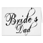 Naughy Grunge Script - Bride's Dad Black Card
