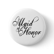 Naughy Grunge Script - Maid Of Honour Black