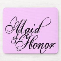 Naughy Grunge Script - Maid Of Honour Black