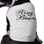 Naughy Grunge Script - Ring Bearer Black pet clothing