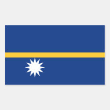 Nauru/Nauruan Flag Stickers