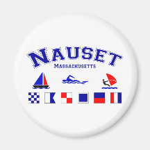 Nauset Signal Flag Fridge Magnet