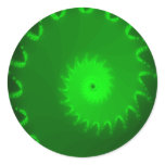 nautalis fractal round stickers